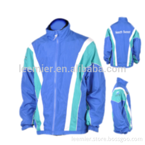Custom Printing Polyester Men's Warm Up Jacket